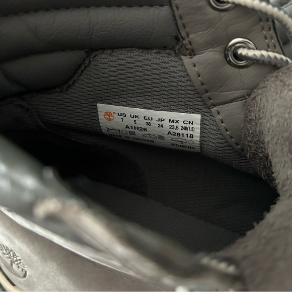 Gray timberland boots size 7 - Picture 7 of 7